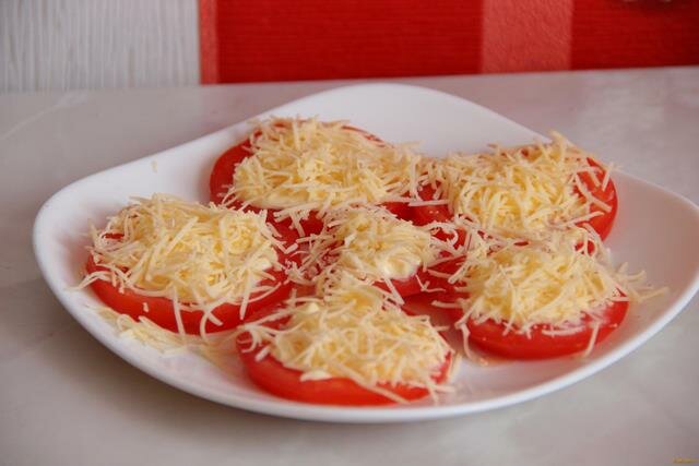 закуска помидоры с сыром